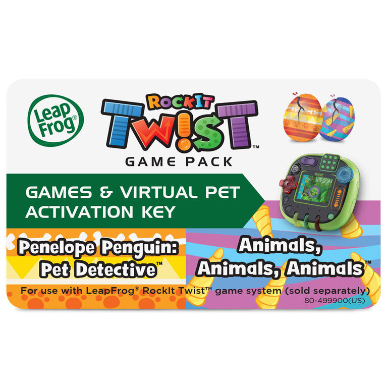 LeapFrog RockIt Twist 2 Pack: Penelope Penguin: Pet Detective and Animals, Animals, Animals - English Edition