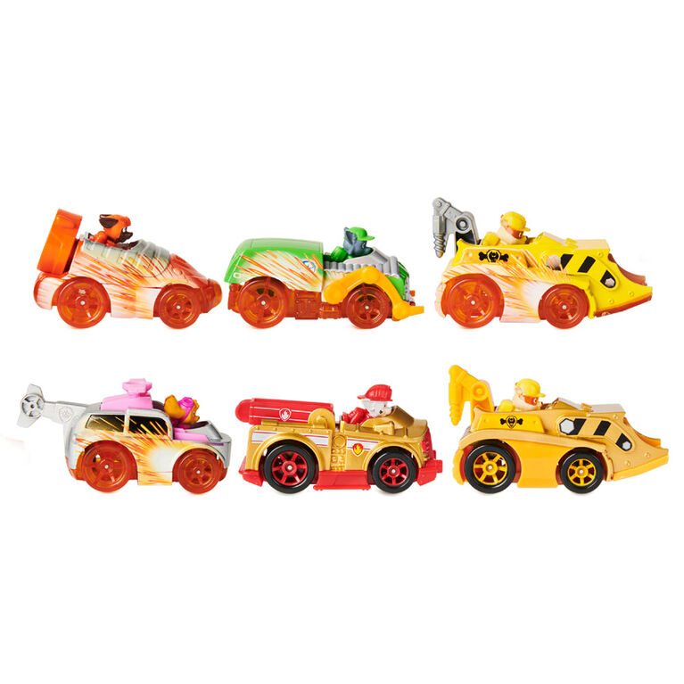 PAW Patrol, True Metal Spark Gift Pack of 6 Collectible Die-Cast Vehicles, 1:55 Scale