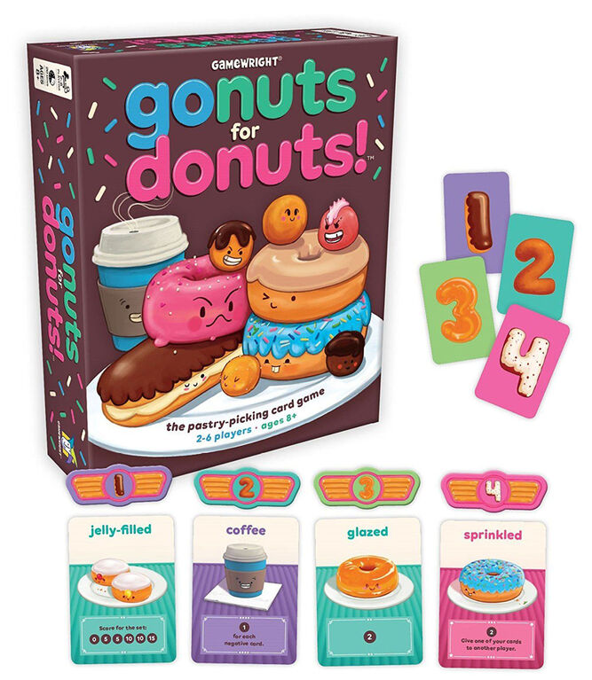 Gamewright - Go Nuts for Donuts! Game - English Edition