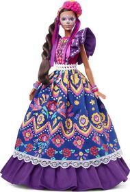 Barbie Día de Muertos 2022 doll, wearing shirt, jacket and sombrero