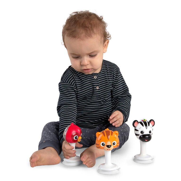 Rattle & Jingle Trio Take-Along Toy Musical Rattle Set