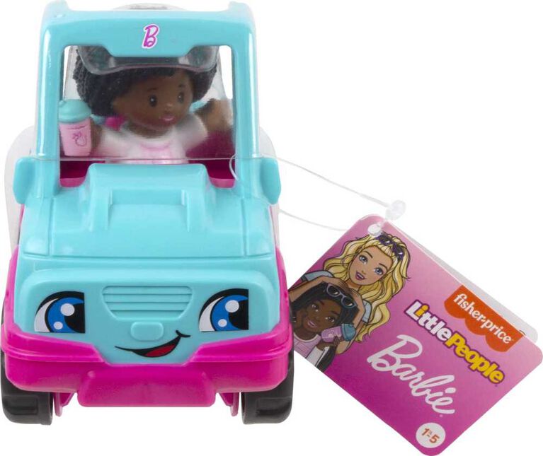 Fisher-Price Little People Barbie Toy Pick Up Truck and Figure, Toddler and Preschool Toy