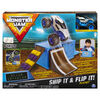 Monster Jam, Ship It & Flip It Transforming Playset with Exclusive 1:64 Scale Die-Cast Monster Jam Truck