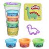 Play-Doh Stamp 'n Colors On the Go Dinosaur Set with Storage and 3 Colors - R Exclusive