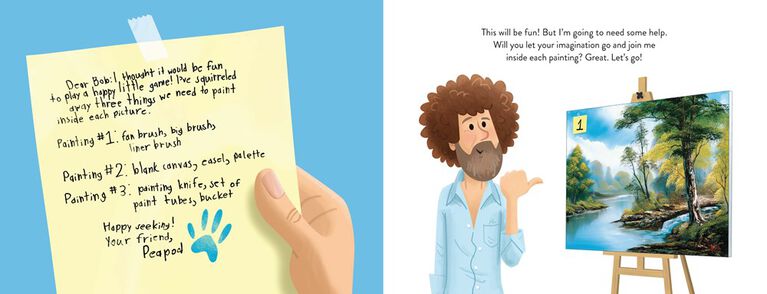 Bob Ross And Peapod The Squirrel Play A Game - Édition anglaise