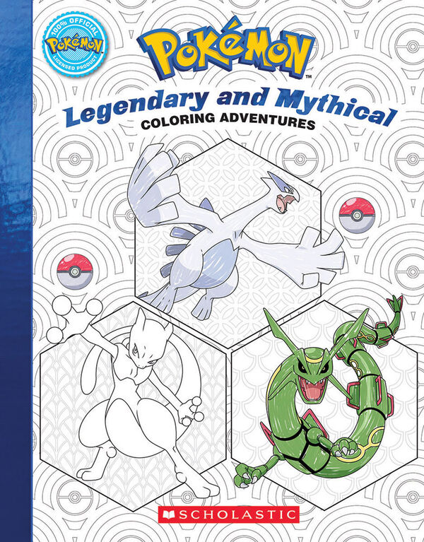 Pokemon Coloring Adventures #2: Legendary And Mythical Pokemon - Édition anglaise