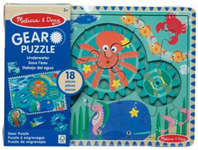 Melissa and Doug - Underwater Jigsaw Spinning Gear Puzzle