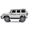 KidsVip 24V Kids & Toddlers Mercedes G Series 4WD Ride on car w/Remote Control - White - English Edition