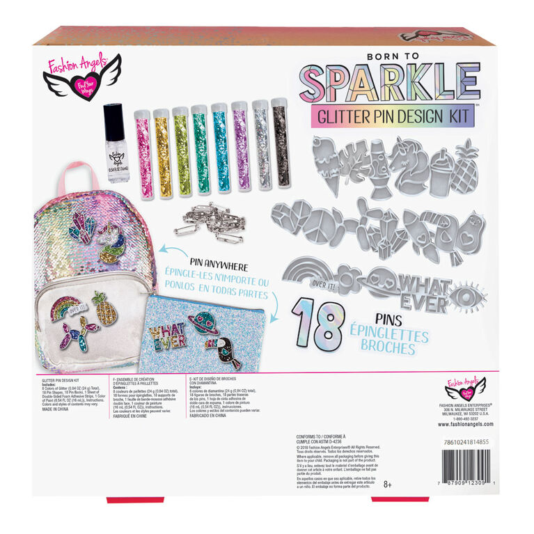 Glitter Pin Design Kit Toys R Us Canada