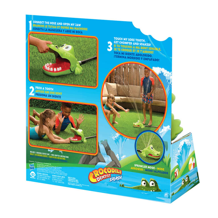 Hasbro Crocodile Dentist Splash Game: Croc Chomping, Splashing Fun! 