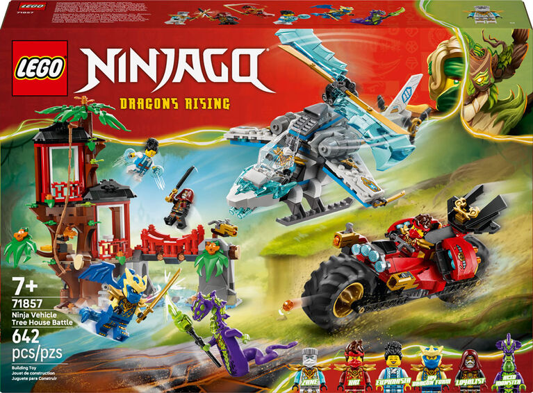 LEGO NINJAGO Ninja Vehicle Tree House Battle Building Toy for Boys, Girls, & Kids, Ages 7+ - 71857