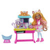 Enchantimals Doll and Playset | City Tails| Feel Fine Dr's Office - R Exclusive