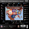 NFL Football Map 500 Piece Jigsaw Puzzle - English Edition