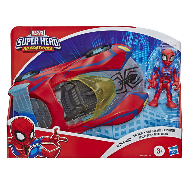 Voiture Spiderman street speeder - Maisto - la fée du jouet