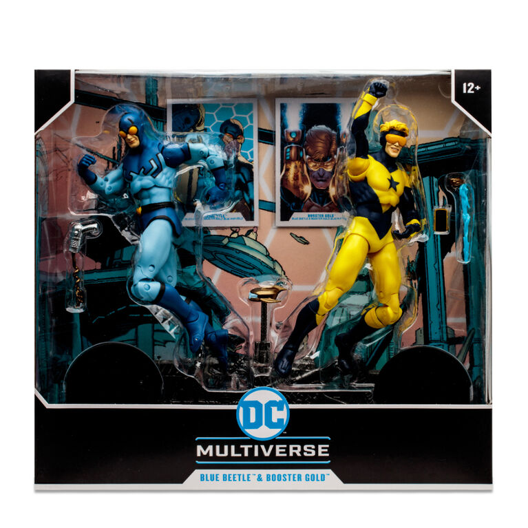 DC Multiverse - Blue Beetle and Booster Gold 2 Pack