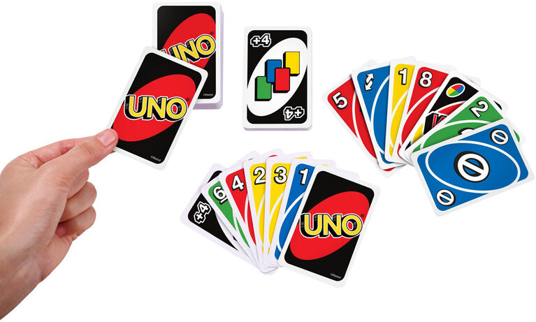 Jeu de cartes UNO - les motifs peuvent varier