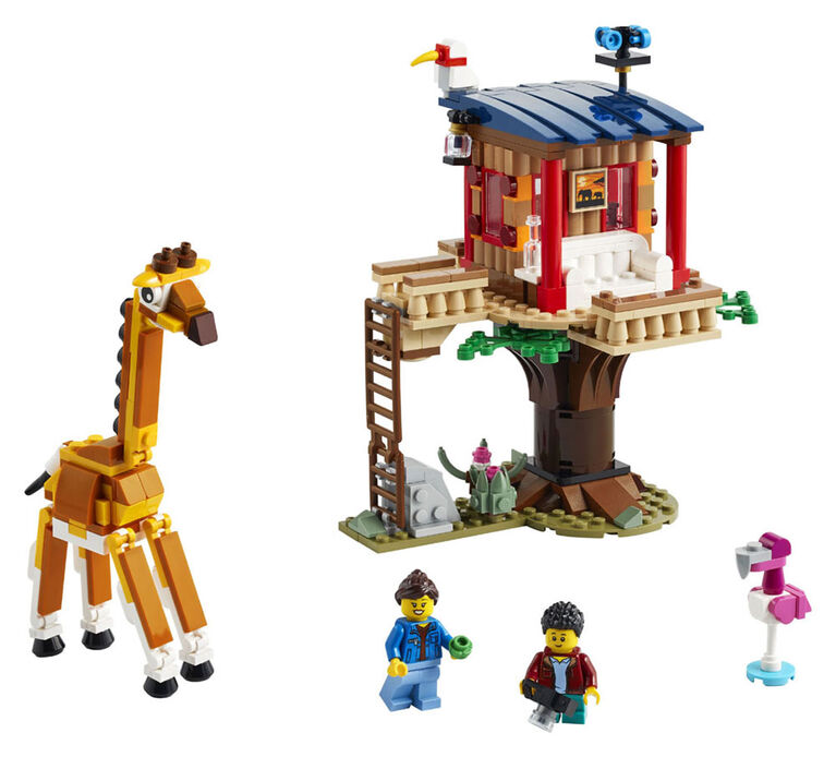 LEGO Creator La cabane dans l'arbre du safari sauvage 31116 (397 pièces)