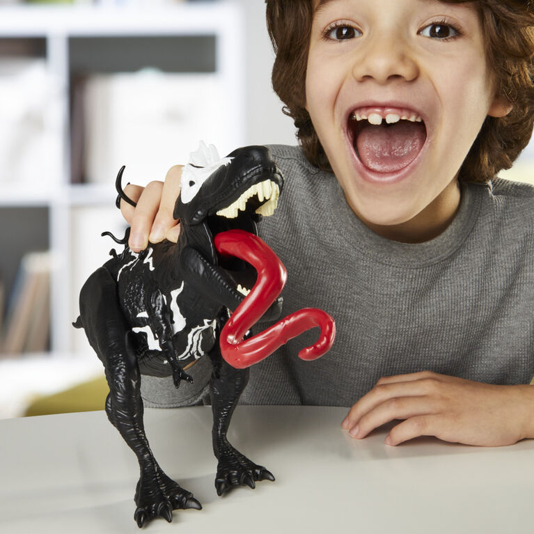 Marvel Spider-Man Epic World of Action VenomVersus Venomsaurus Rex 16-Inch (40cm) Action Figure