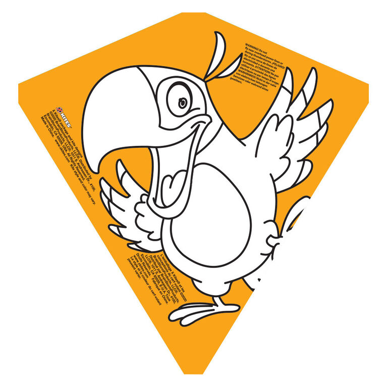 X Kites - Color-Me-Kite - Toucan