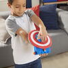 Marvel Avengers Mech Strike Captain America Strikeshot Shield Role Play Toy With 3 NERF Darts