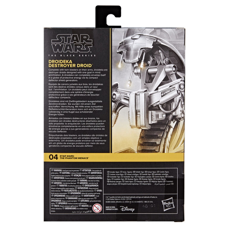 Star Wars The Black Series Droideka Destroyer Droid Star Wars: The Phantom Menace 6 Inch Action Figure