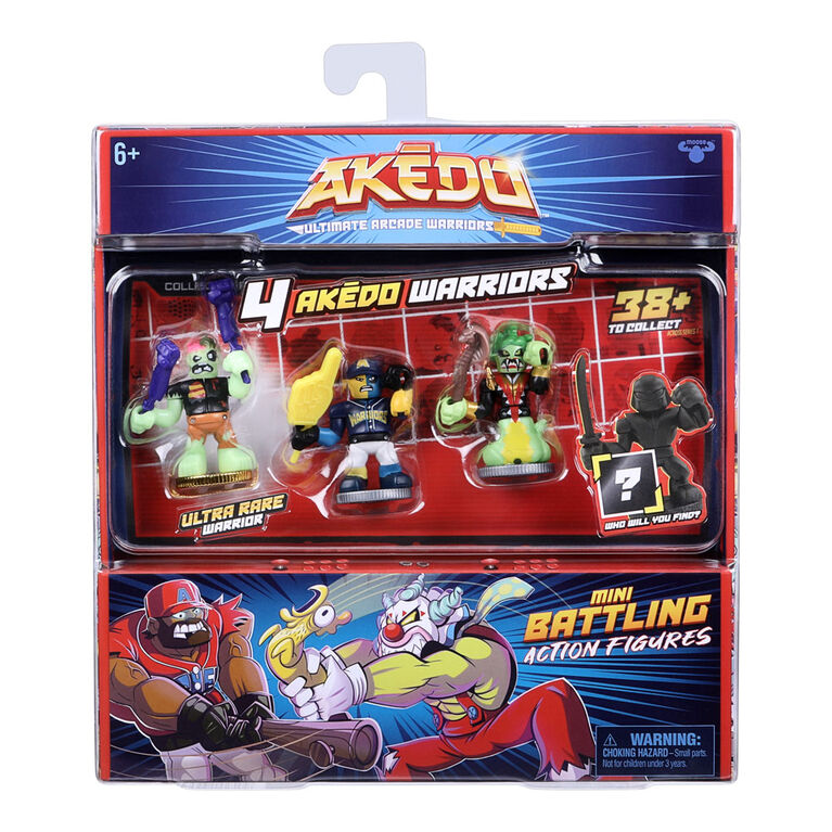 Akedo Ultimate Arcade Warriors Warrior Collector Pack
