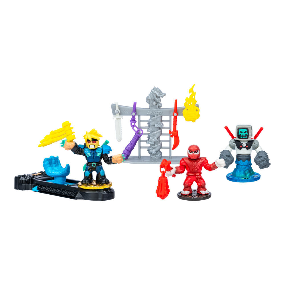 Legends of Akedo Ninja Fury Official Rules Starter Pack with 3