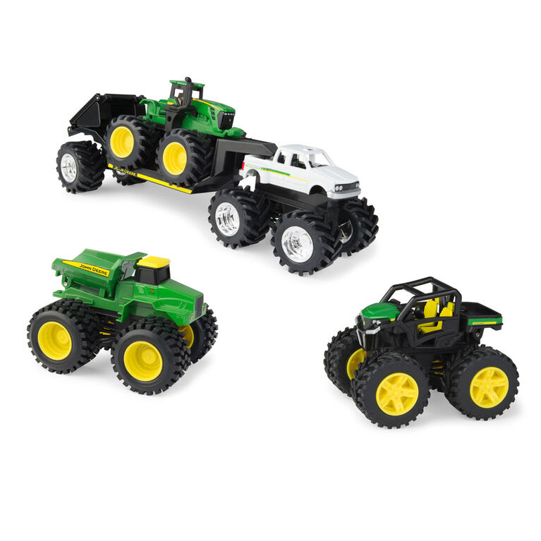 John Deere Monster Treads 5 Piece Toy Vehicle Value Set.