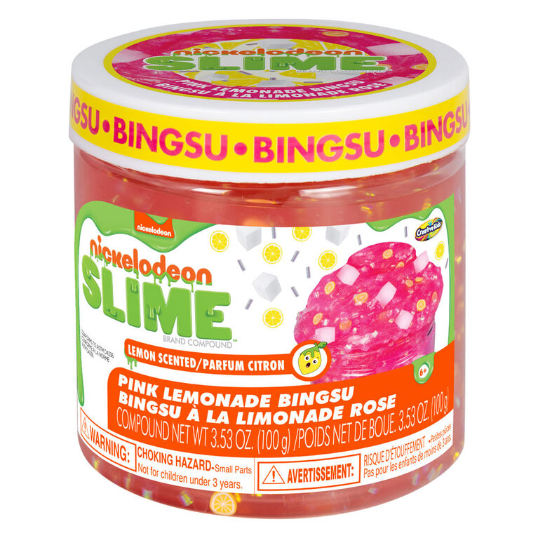 Nickelodeon Slime Specialty Jars  - Pink Lemonade Bingsu