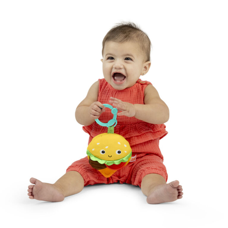 Bright Starts Say Cheeseburger Teether Toy