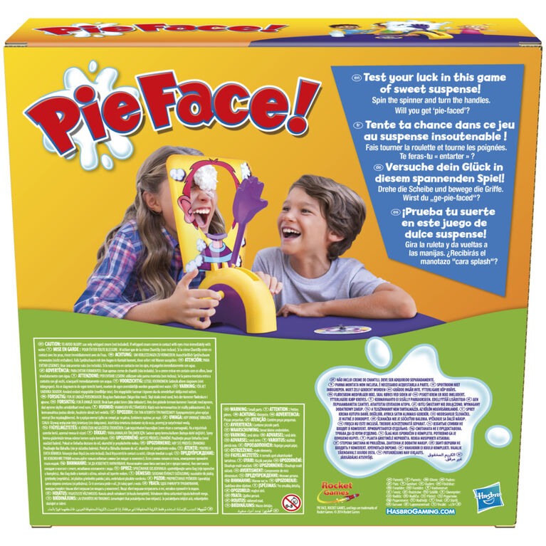 Pie Face Game Whipped Cream Family Game - English Edition - R Exclusive