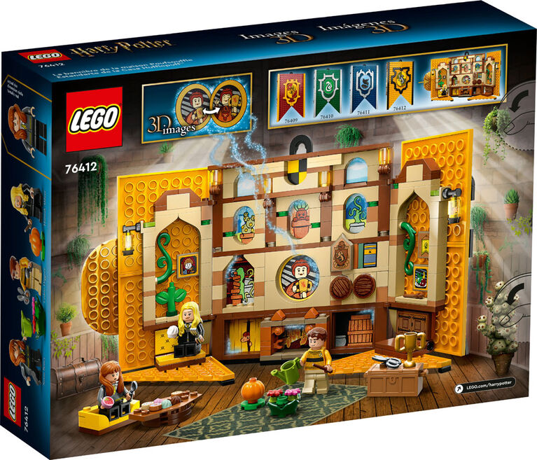 LEGO Harry Potter La bannière de la maison Poufsouffle 76412 Ensemble de jeu de construction (313 pièces)