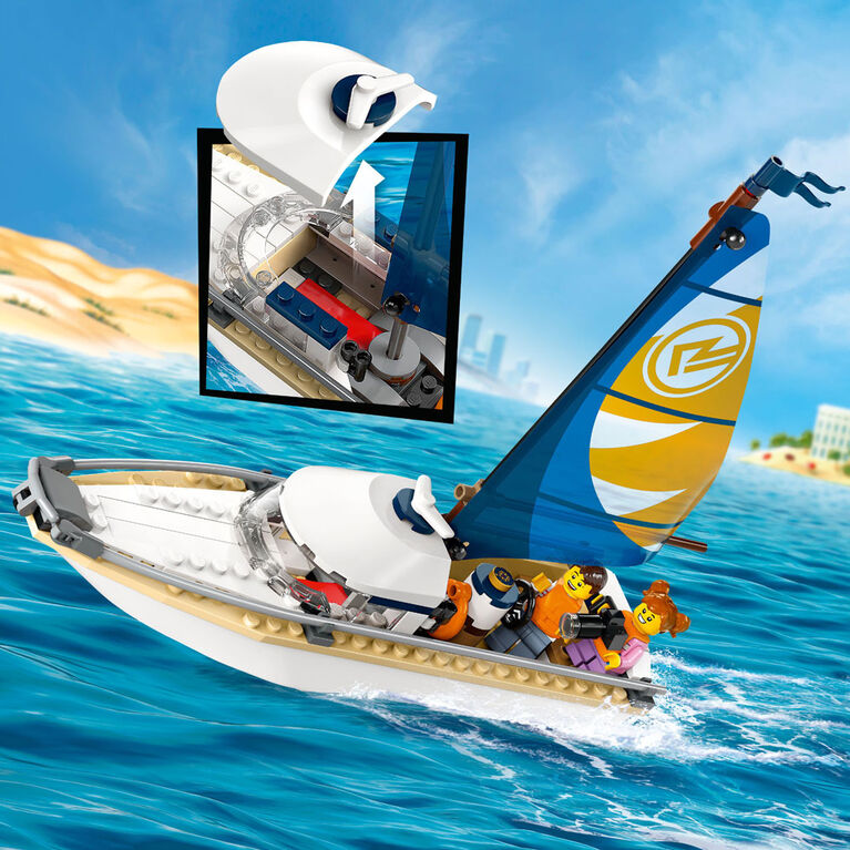 LEGO City Sailboat Building Set for Kids 60438