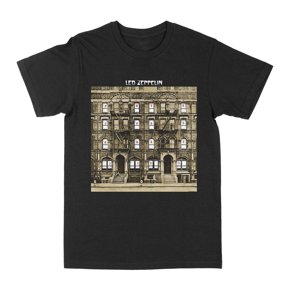 Led Zeppelin- Graffiti- Black T-Shirt