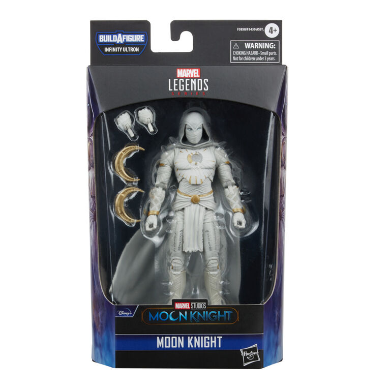 Marvel Legends Series Disney Plus Moon Knight MCU Series Action Figure 6-inch Collectible Toy, includes 4 accessories