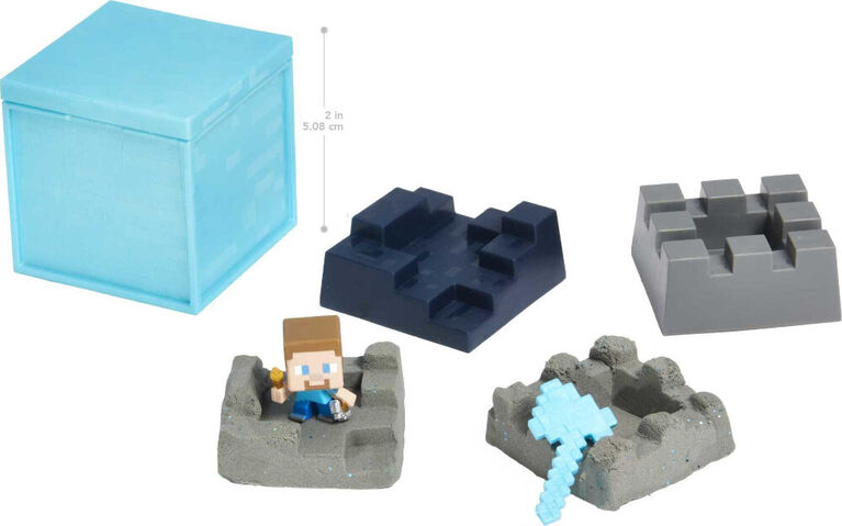 Minecraft - Coffret Mini Mine avec sable à mouler