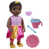 Baby Alive Poupée Princesse Ellie grandit !, cheveux noirs