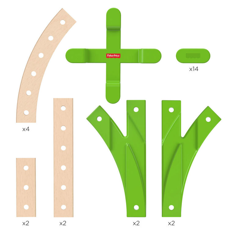 Système de création Constructeurs de merveilles - Coffret de sections de piste Faites votre chemin!