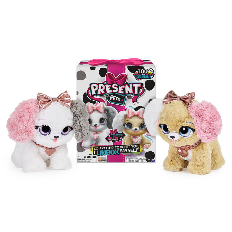 Present Pets, Fancy Surprise Interactive Plush Pet Toy - One pet per purchase