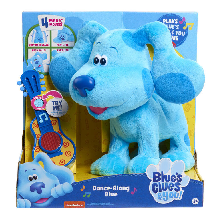 Prestige Puppy Dog Musical Pull Toy Crib Stuffed Plush lovie music blue 