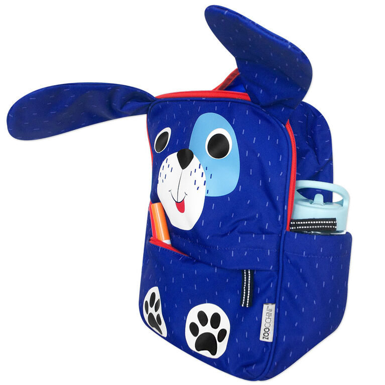 ZOOCCHINI - Toddler, Kids Everyday Square Backpack - Daycare, Nursery, Kindergarten, School Bag - Duffy the Dog