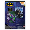 Batman, 100-Piece Double Sided Jigsaw Puzzle 2-in-1 Joker DC Comics Action Movies Kids Puzzles Batman Toys