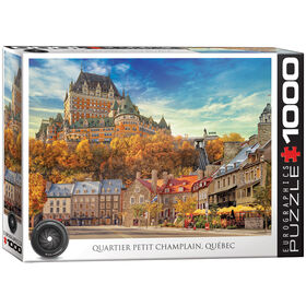 Puzzle Eurographics Quartier Petit Champlain Qu&eacute;bec 1000 Pi&egrave;ces