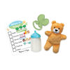Melissa & Doug - Mine to Love Carrier Play Set for Baby Dolls with Toy Bear, Bottle, Rattle, Activity Card - Édition anglaise
