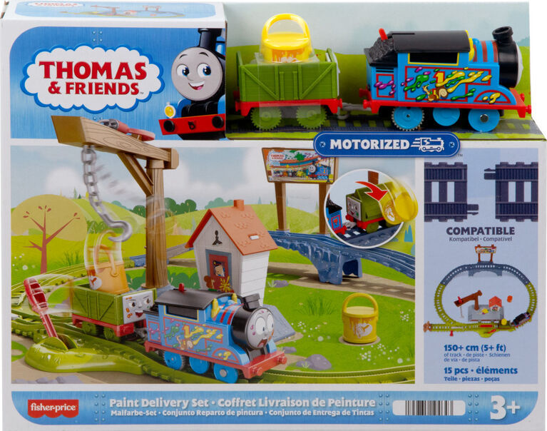 Thomas & Friends Paint Delivery Motorized Train and Track Set