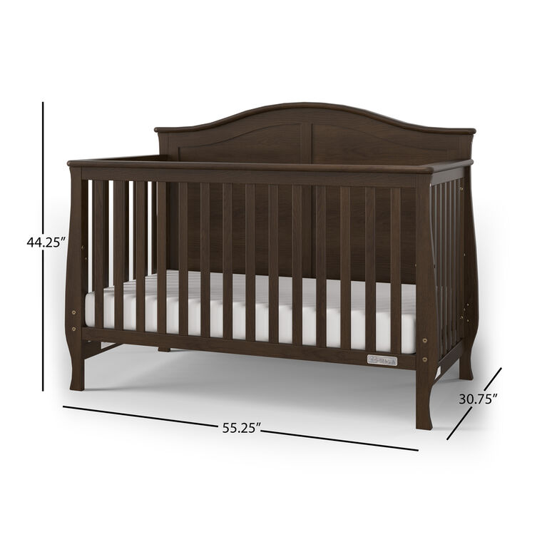 Child Craft Camden 4-in-1 Convertible Crib - Slate