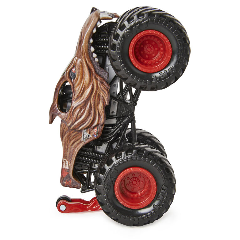Monster Jam, Official Wolf's Head Monster Truck, Die-Cast Vehicle, Arena Favorites Series, 1:64 Scale