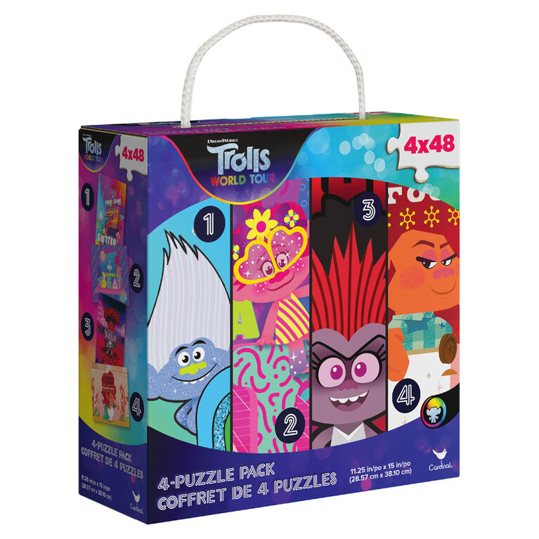 Trolls, Coffret de 4 puzzles