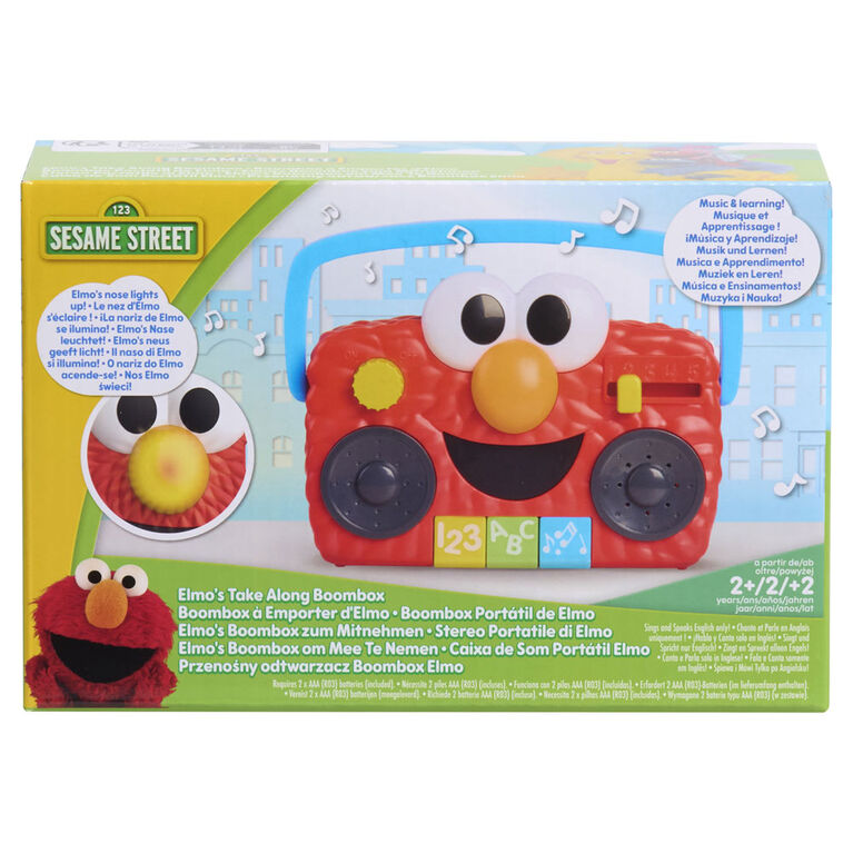 Sesame Street Elmo Take Along Boombox - R Exclusive