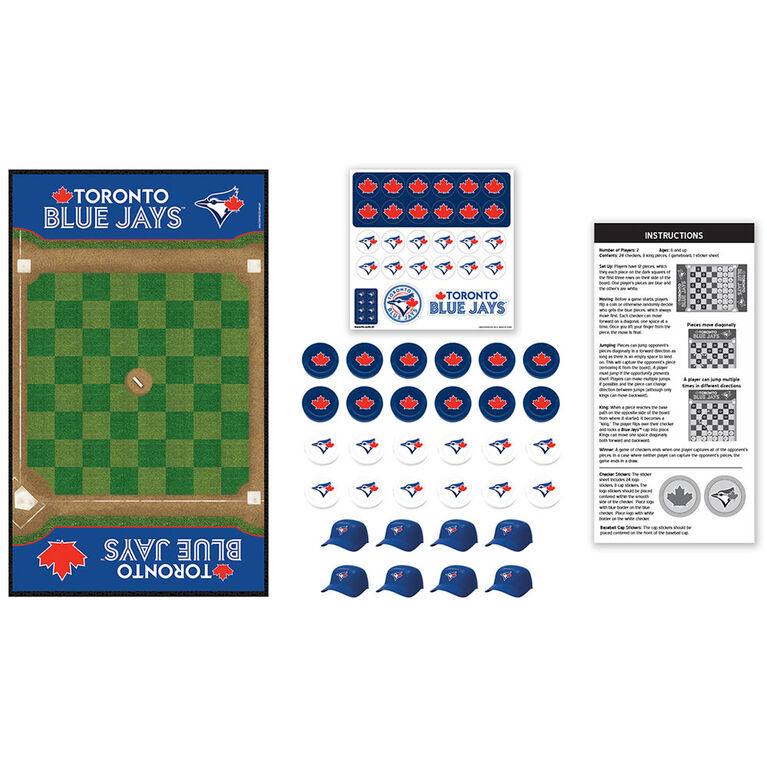 Toronto Blue Jays Checkers Board Game